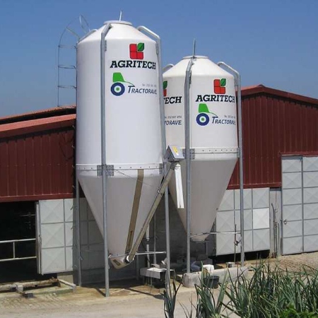 Agritech feed storage bins